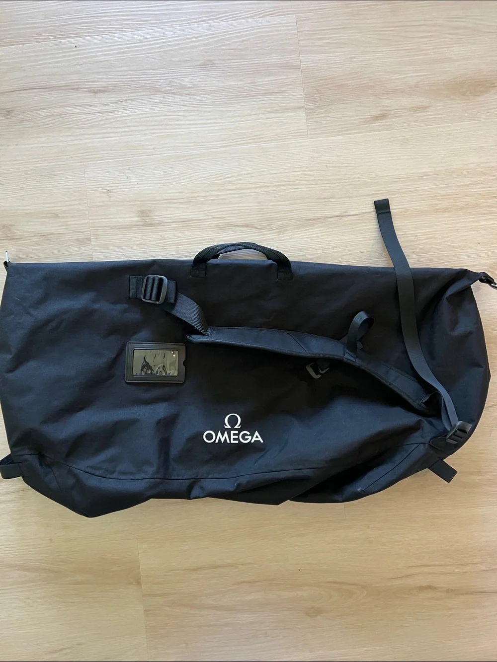 OMEGA branded tote bag